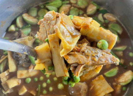 Kaeng Tai Pla, a southern dish with a spicy flavor